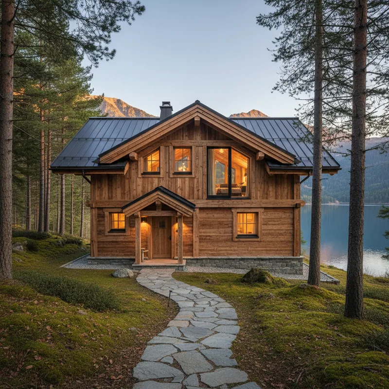 Chalet en bois habitable : prix au m², livraison clé en main et réglementation