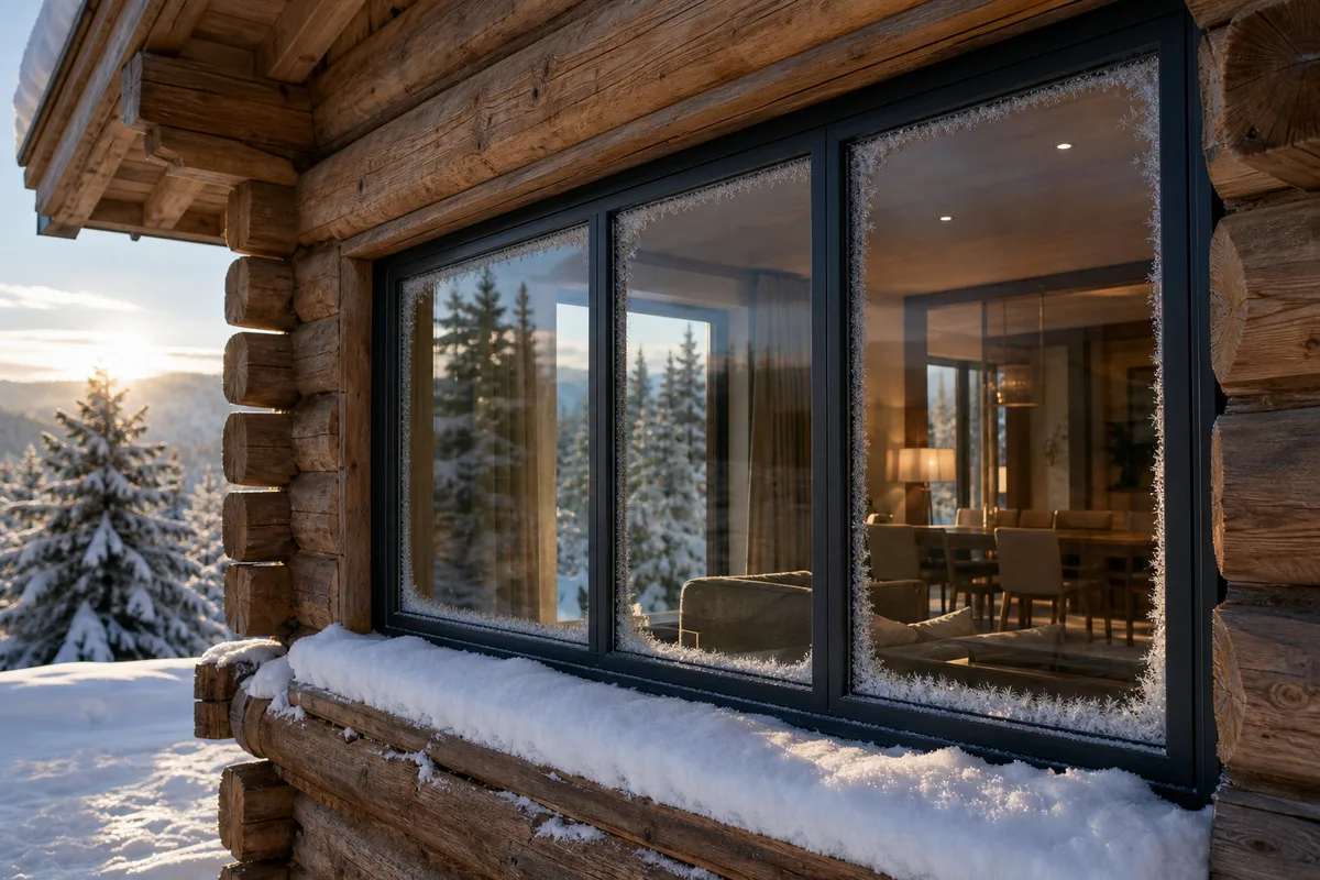 Triple vitrage en chalet : le bon choix en climat froid ?